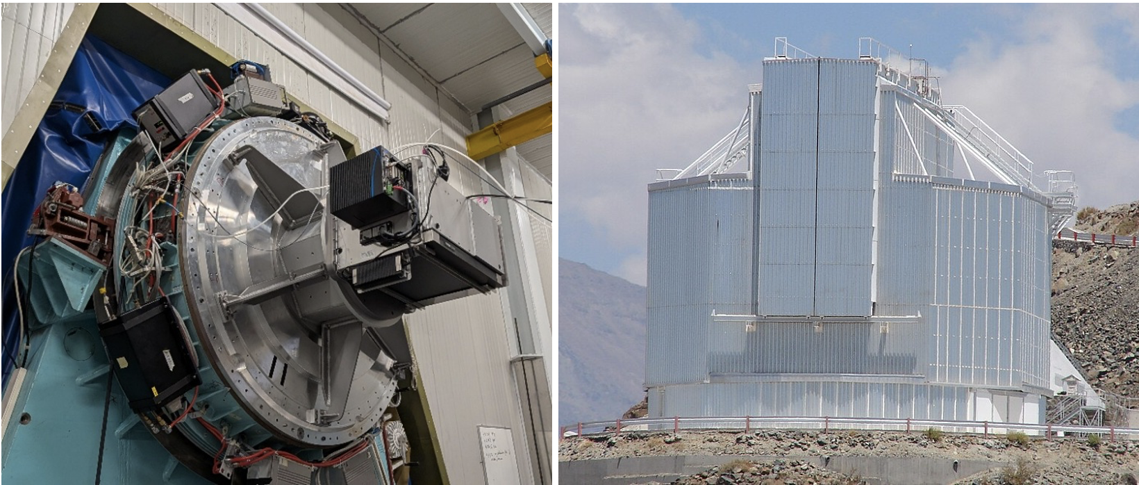 Ground Laser Receiver Adapter and Emulator at ESO’s New Technology Telescope, La Silla Observatory, Chile.