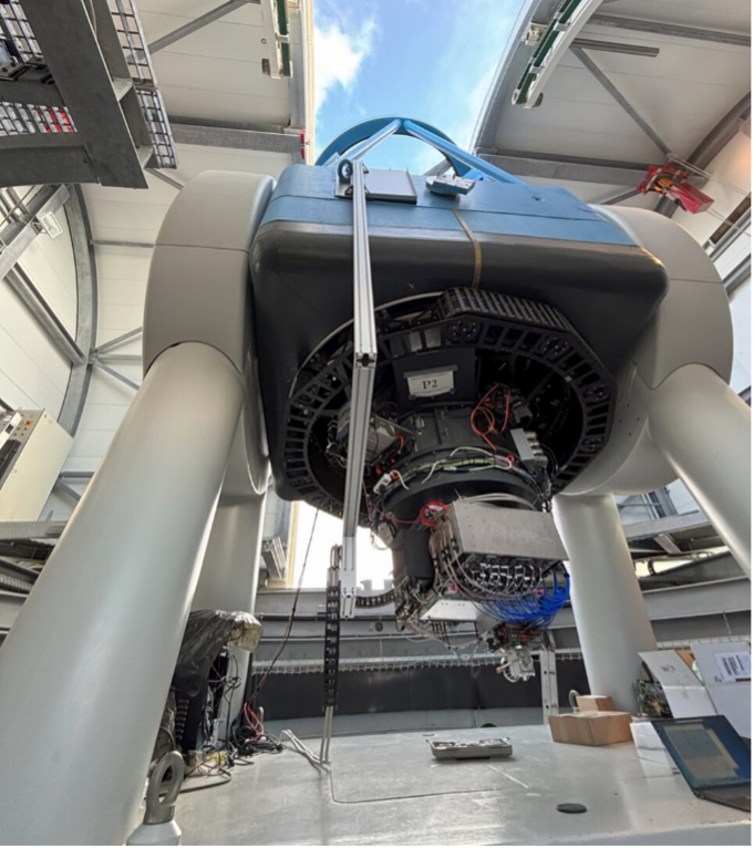 Psyche Adaptive Receive Optical Bench at Aristarchos 2.2 m Telescope, Helmos Observatory, Greece.