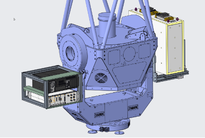 MuAO Electronics Rack and Rx Box