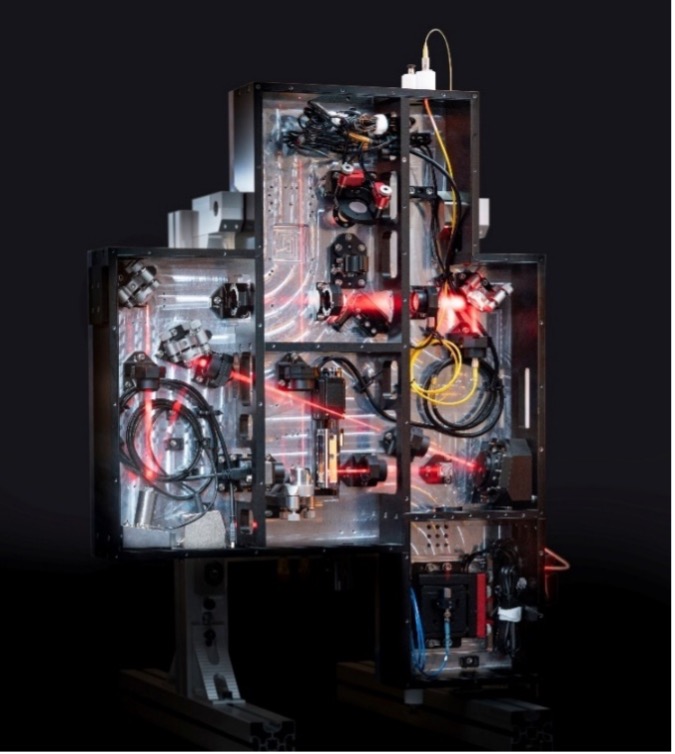 Fig. 2 - Quantum Communications Adaptive Optics Box (Photo © Fraunhofer IOF)