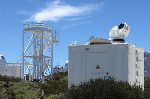 Fig. 3 - Transportable Adaptive Optics Ground Station.
